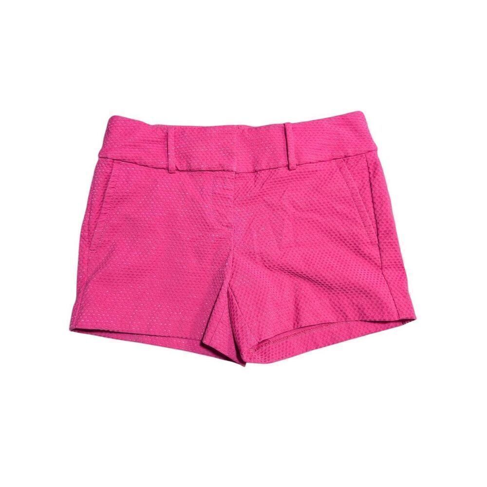 Banana Republic Hot Pink Shorts Zip Front and Pockets Women's Size 2P